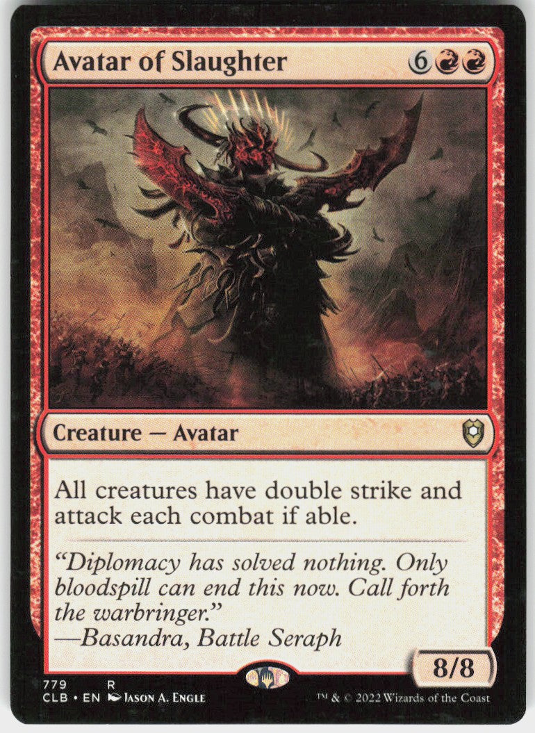 Avatar of Slaughter #779 NM