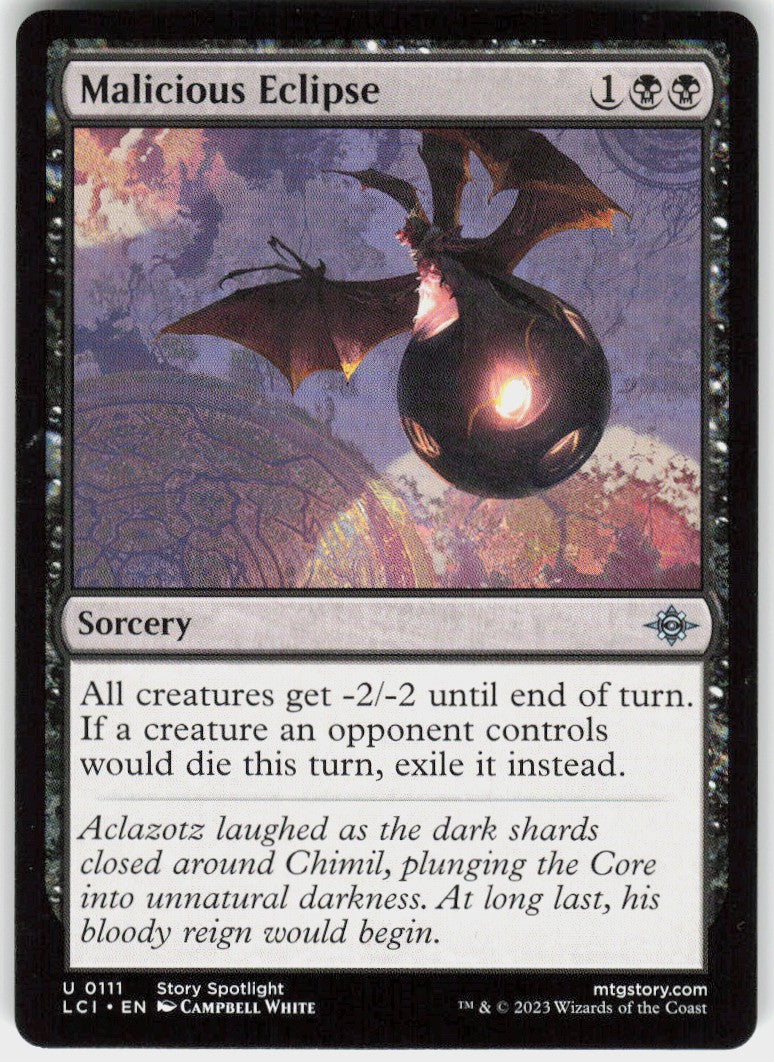 Malicious Eclipse #111 NM