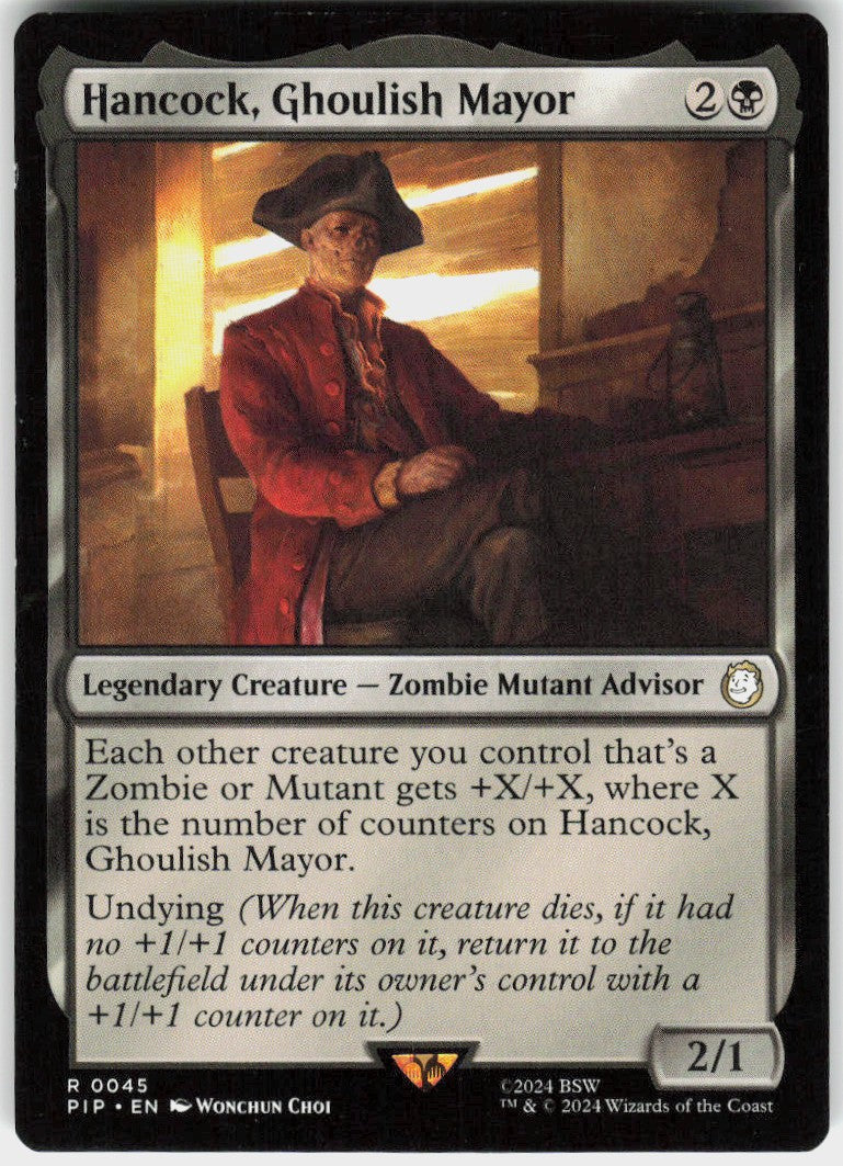 Hancock, Ghoulish Mayor #45 NM