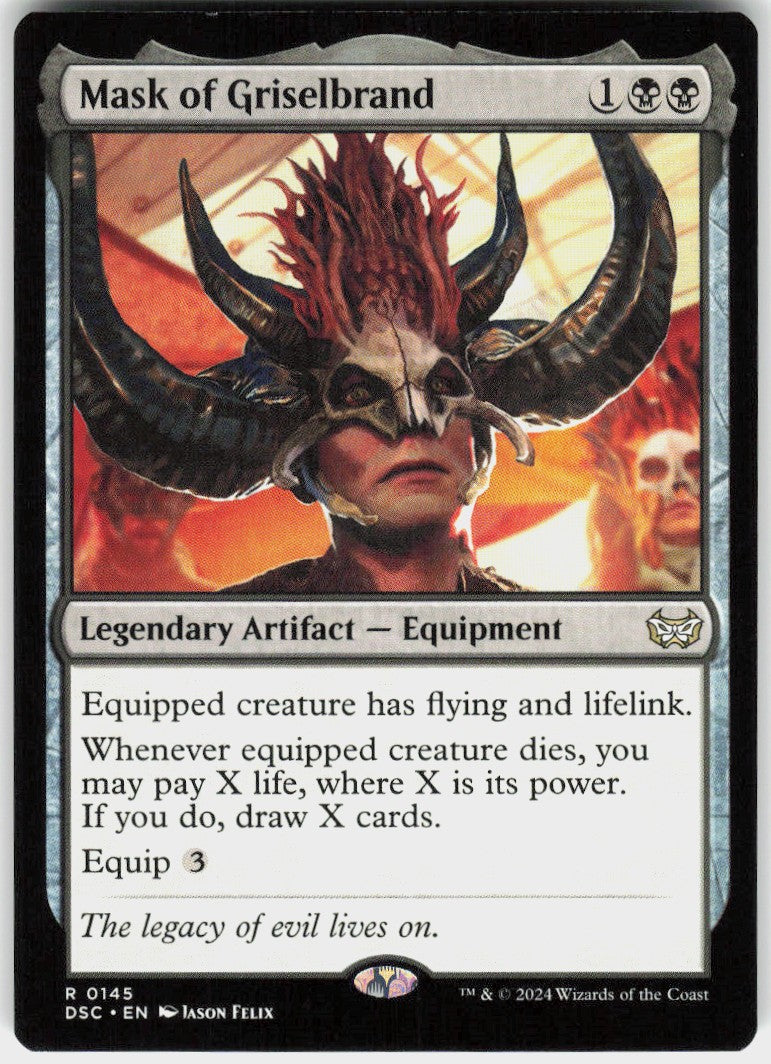 Mask of Griselbrand #145 NM