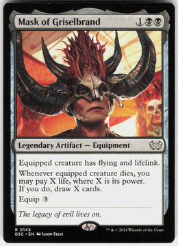 Mask of Griselbrand #145 NM