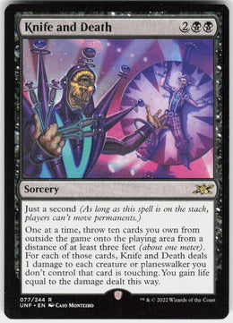Knife and Death #77 NM