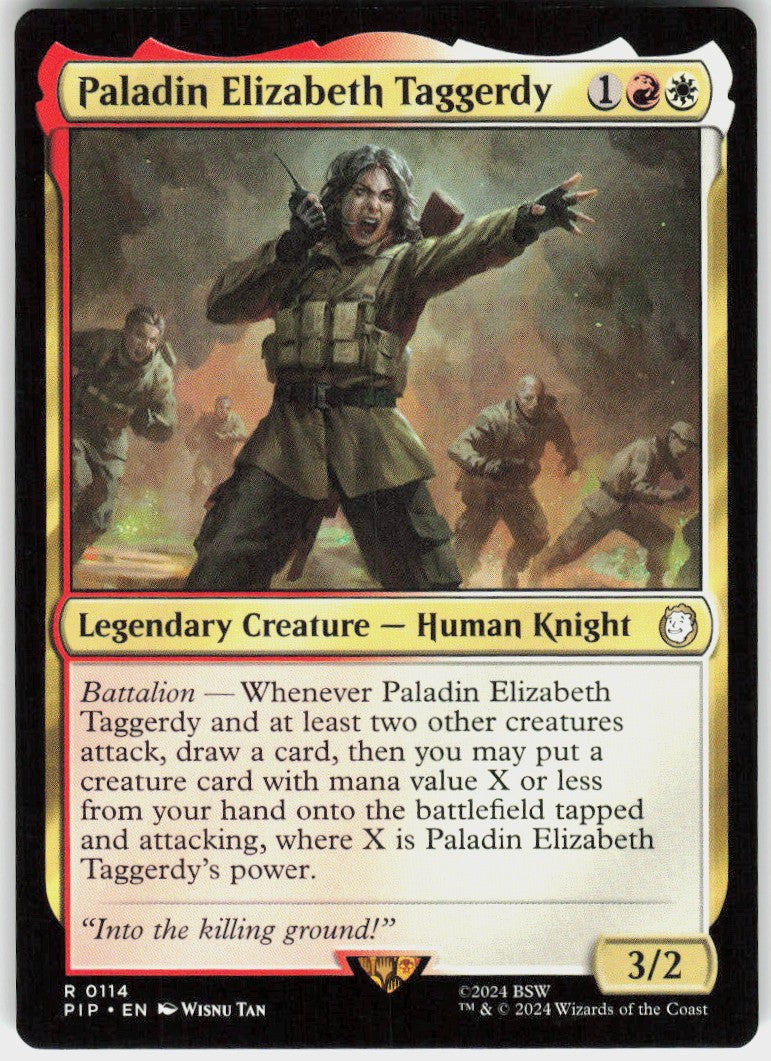 Paladin Elizabeth Taggerdy #114 NM