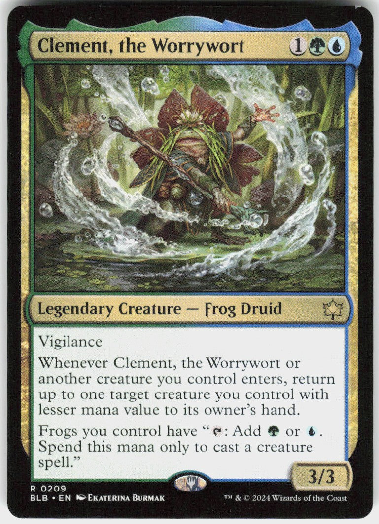 Clement, the Worrywort #209 NM