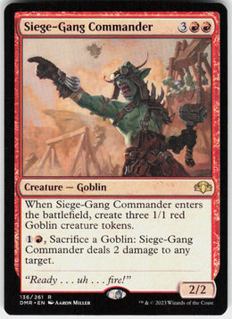 Siege-Gang Commander #136 NM