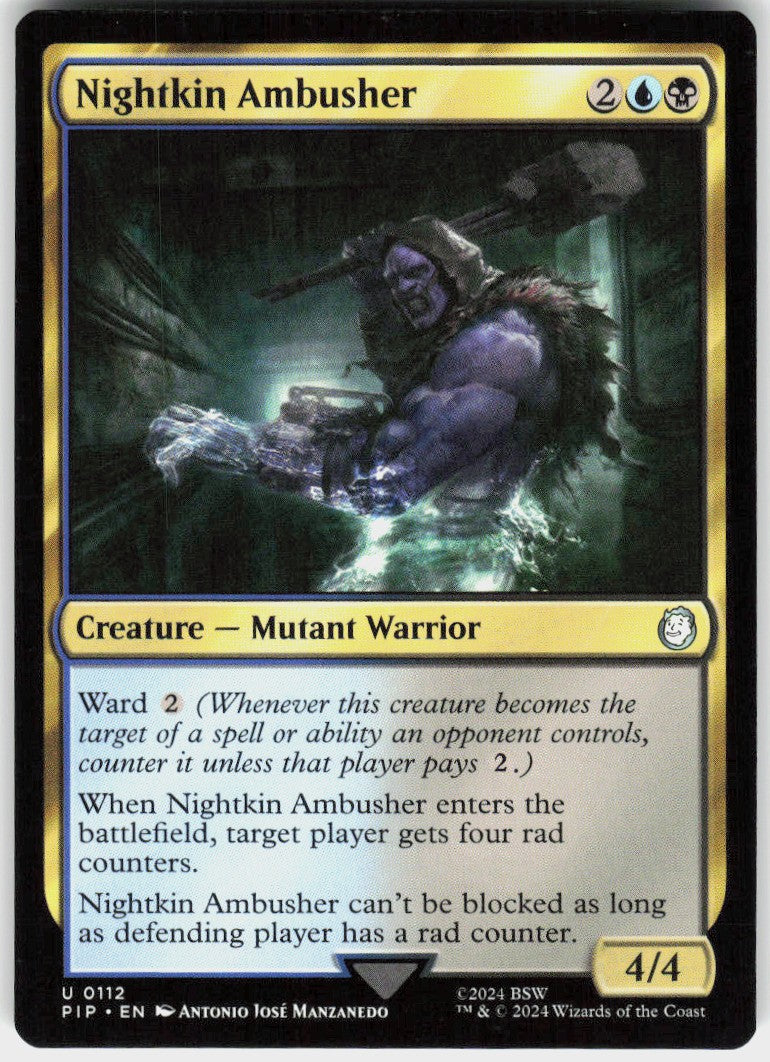 Nightkin Ambusher #112 NM