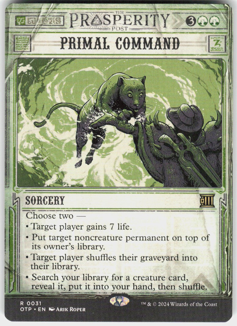 Primal Command #31 NM