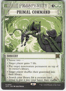 Primal Command #31 NM