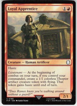 Loyal Apprentice #190 NM