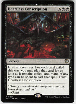 Heartless Conscription #21 NM