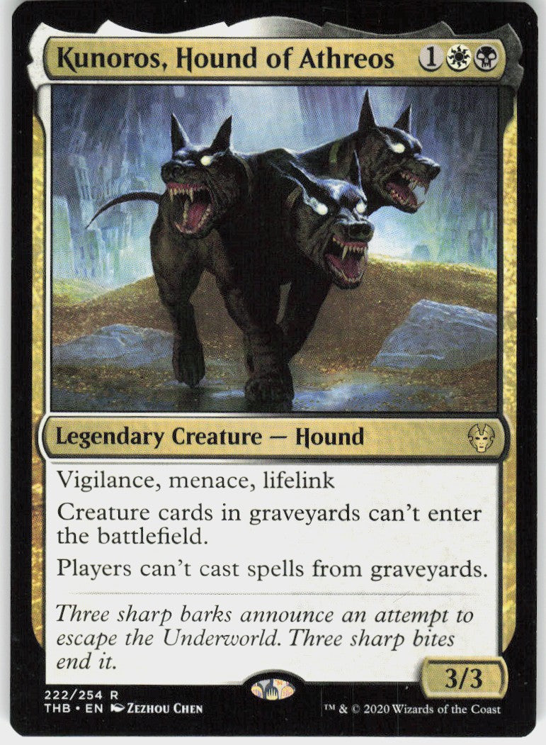Kunoros, Hound of Athreos #222 NM