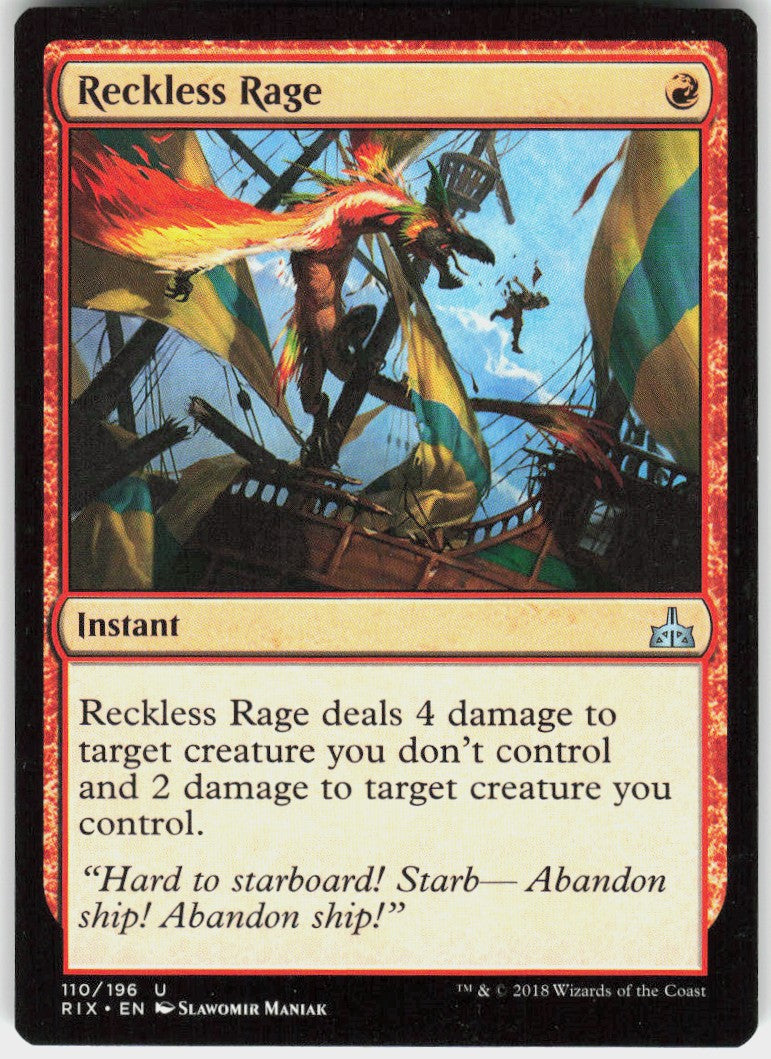 Reckless Rage #110 NM
