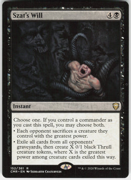 Szat's Will #152 NM