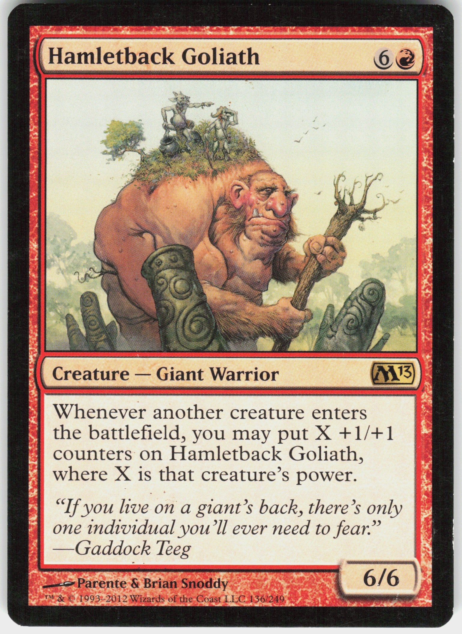Hamletback Goliath #136 NM
