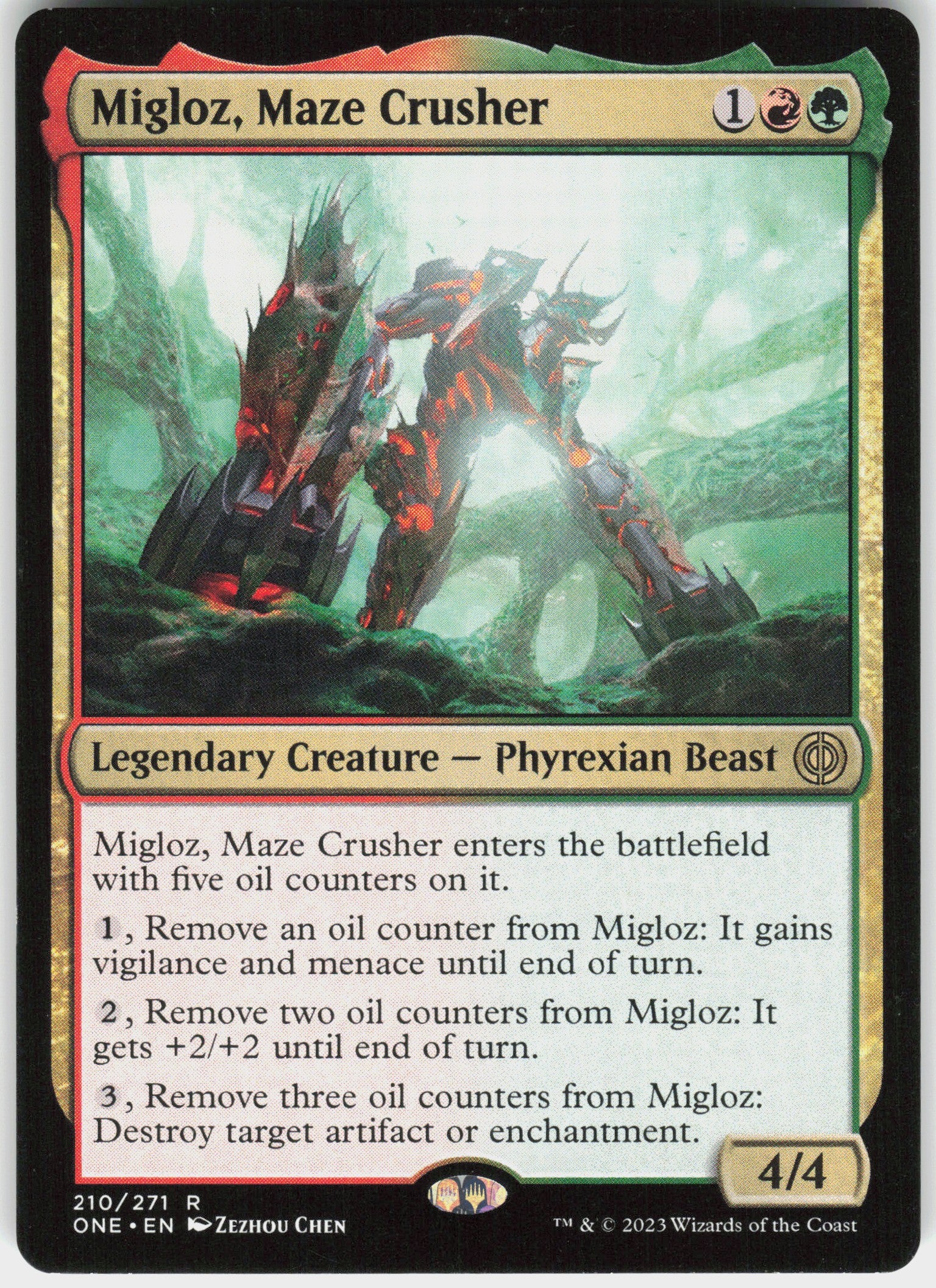 Migloz, Maze Crusher #210 NM