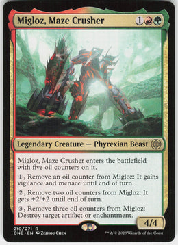 Migloz, Maze Crusher #210 NM