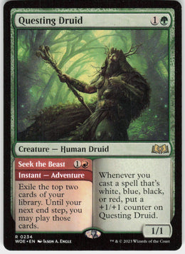 Questing Druid // Seek the Beast #234 NM