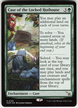 Case of the Locked Hothouse #155 NM