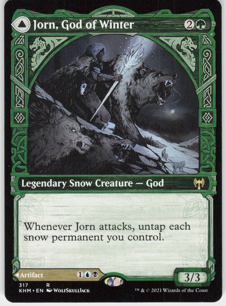 Jorn, God of Winter // Kaldring, the Rimestaff #317 NM