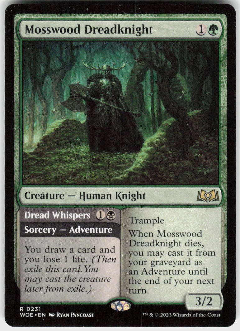 Mosswood Dreadknight // Dread Whispers #231 NM