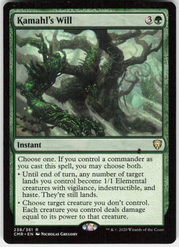 Kamahl's Will #238 NM
