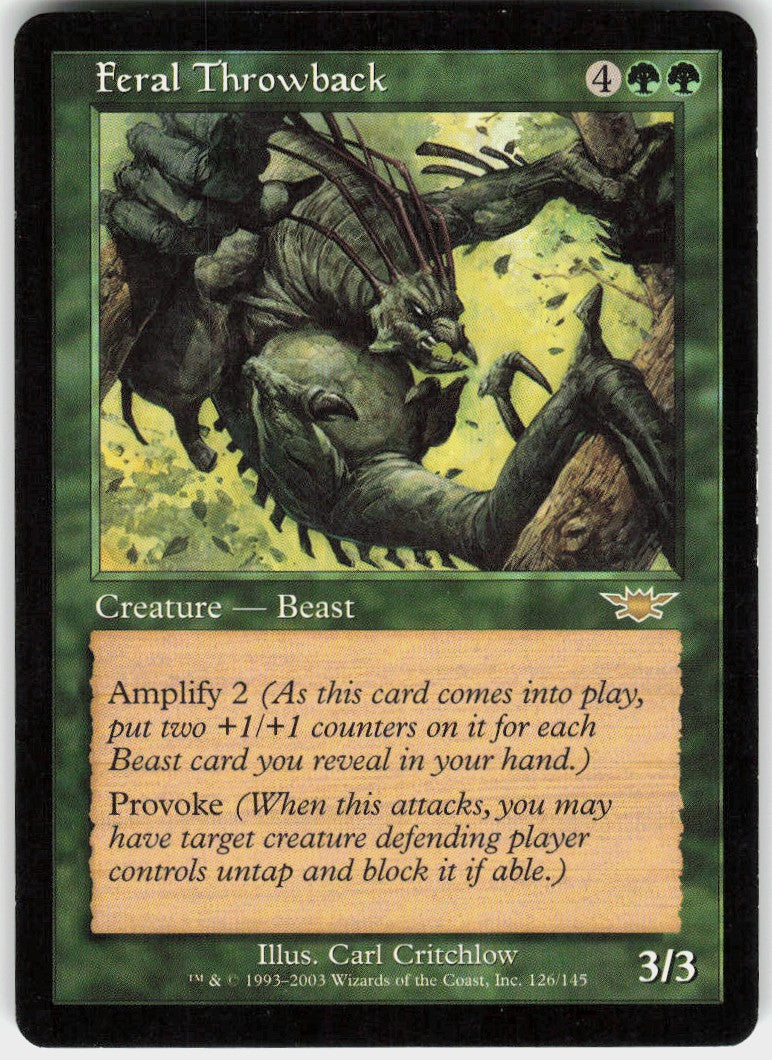 Feral Throwback #126 NM