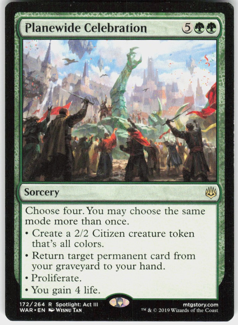 Planewide Celebration #172 NM
