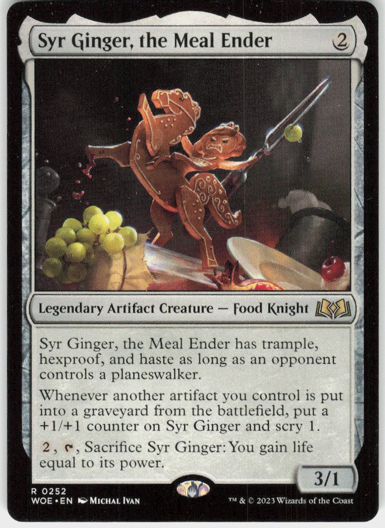 Syr Ginger, the Meal Ender #252 NM