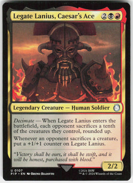 Legate Lanius, Caesar's Ace #107 NM