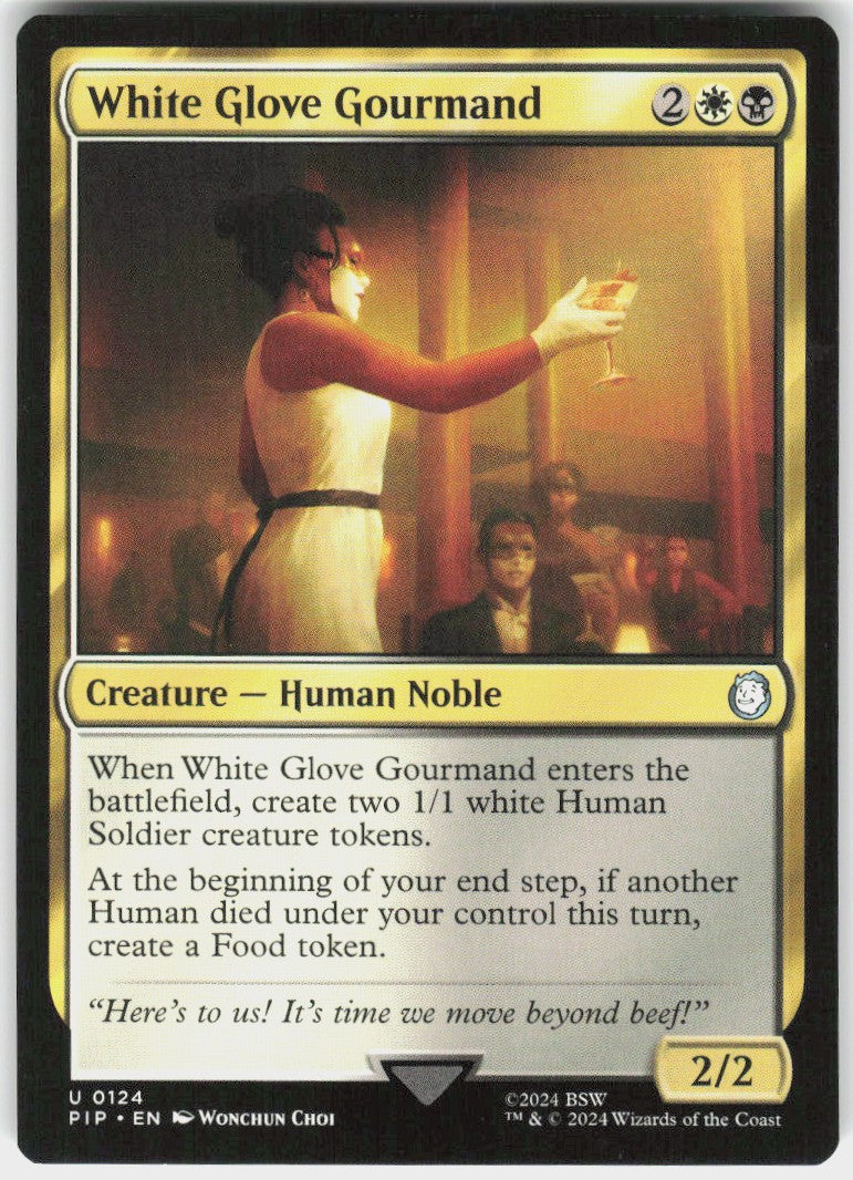 White Glove Gourmand #124 NM