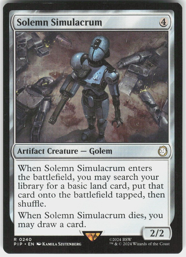 Solemn Simulacrum #240 NM