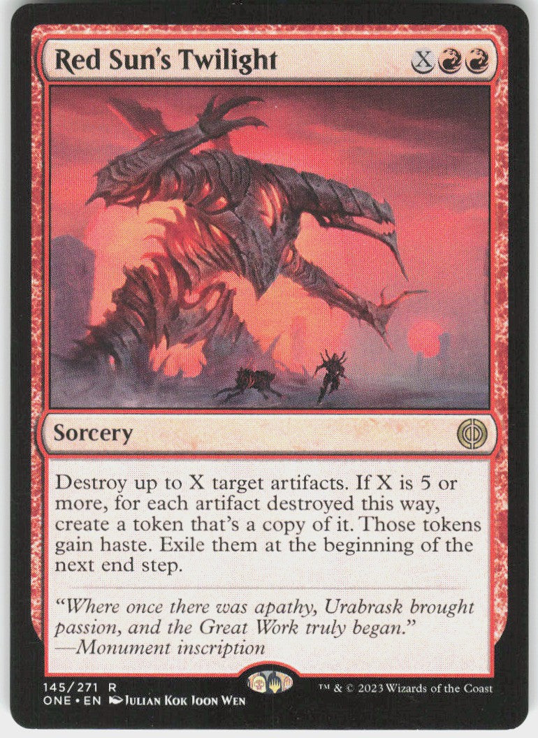 Red Sun's Twilight #145 NM