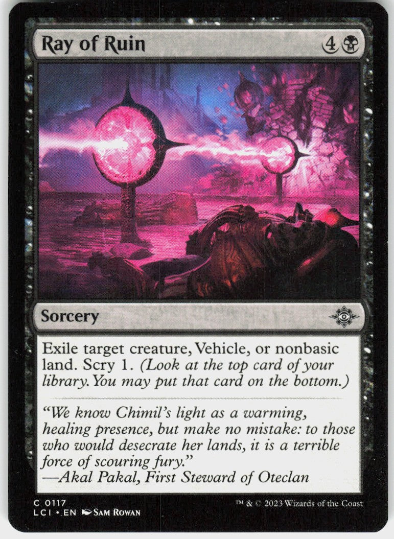 Ray of Ruin #117 NM