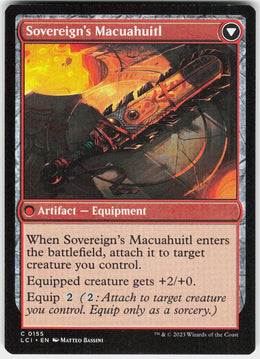 Idol of the Deep King // Sovereign's Macuahuitl #155 NM