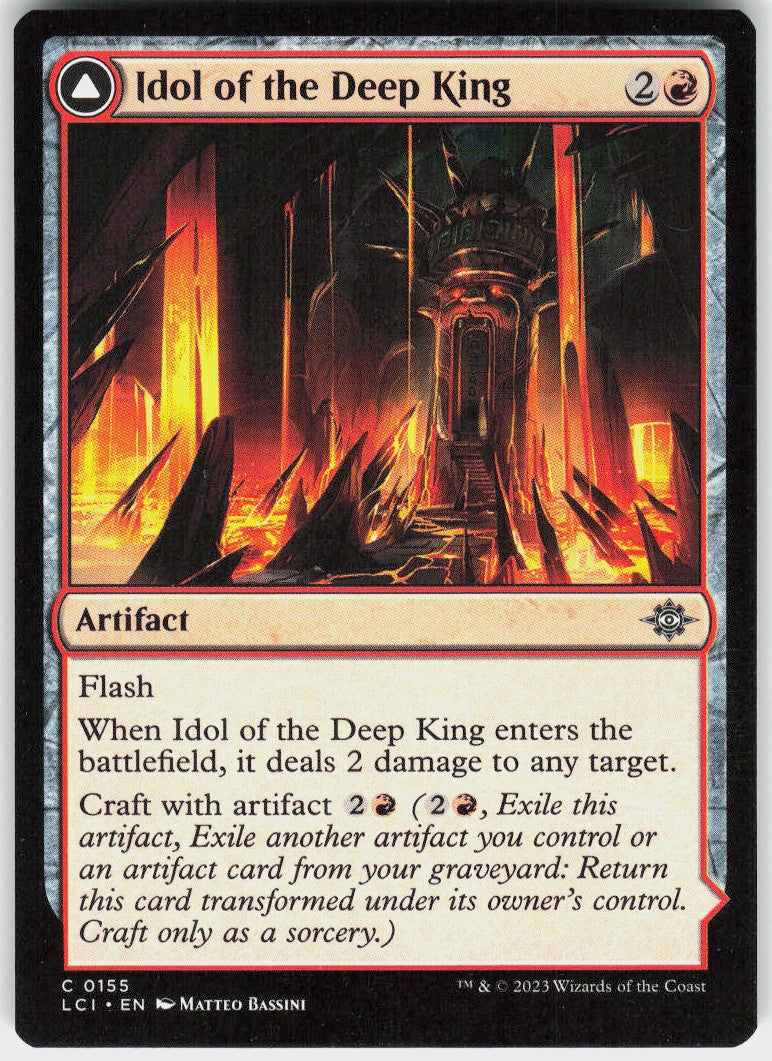 Idol of the Deep King // Sovereign's Macuahuitl #155 NM