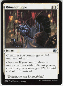 Ritual of Hope #31 NM