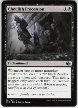 Ghoulish Procession #102 NM