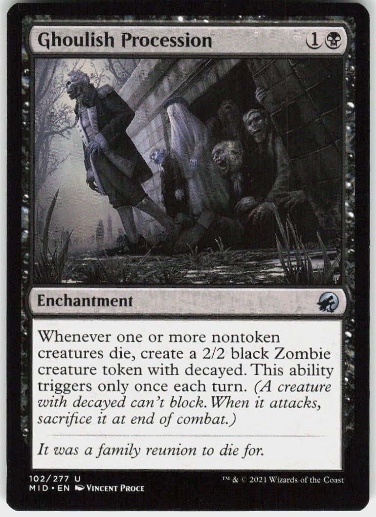 Ghoulish Procession #102 NM