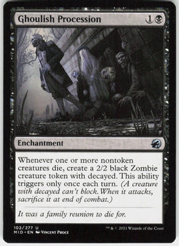 Ghoulish Procession #102 NM