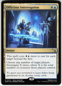 Officious Interrogation #222 NM