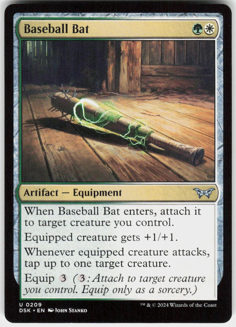 Baseball Bat #209 NM