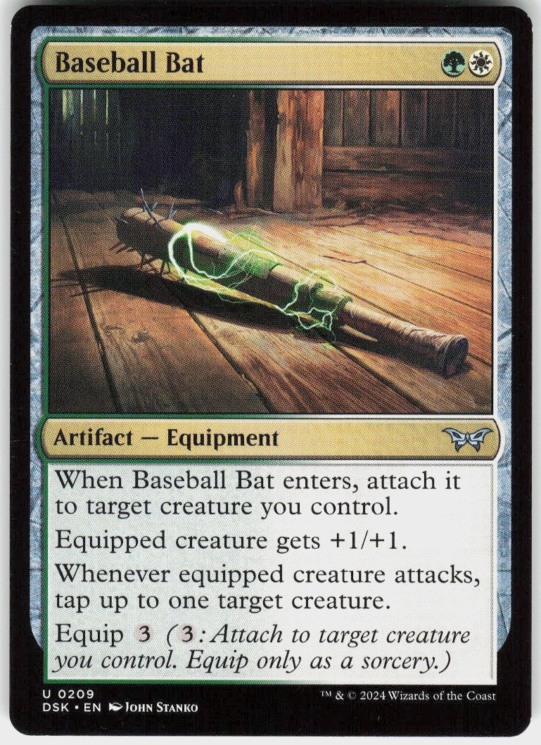 Baseball Bat #209 NM