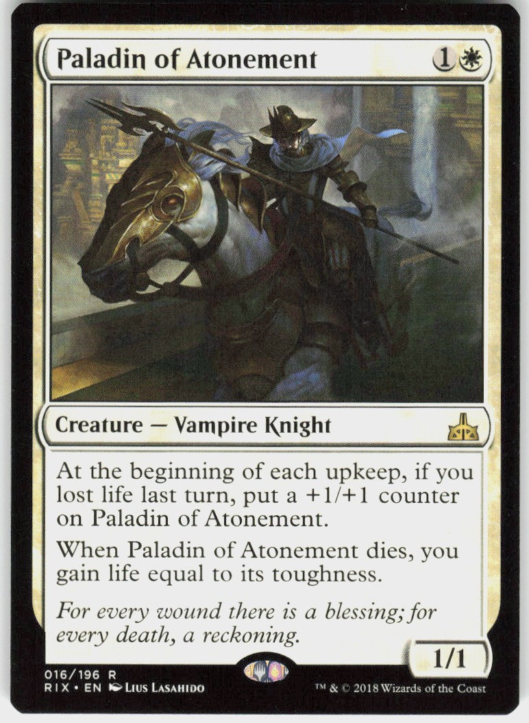 Paladin of Atonement #16 NM