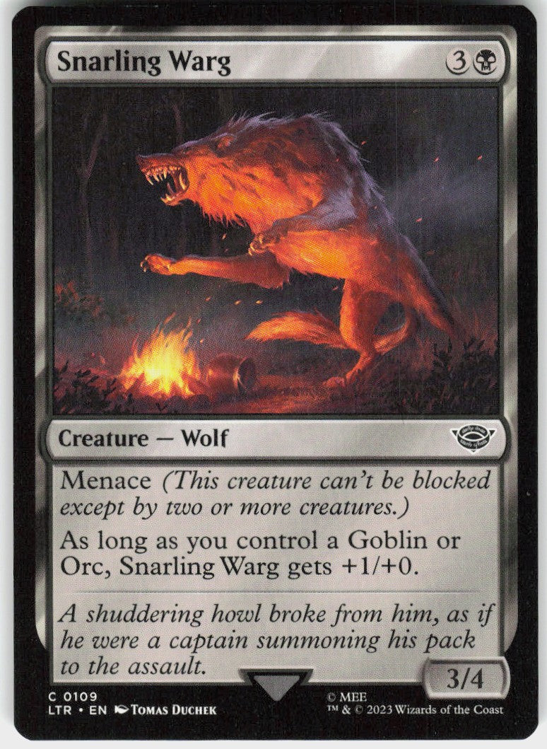 Snarling Warg #109 NM