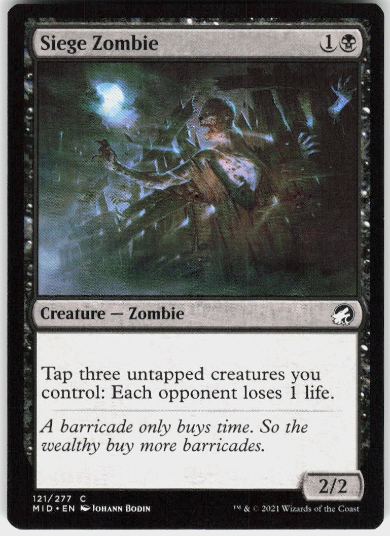 Siege Zombie #121 NM