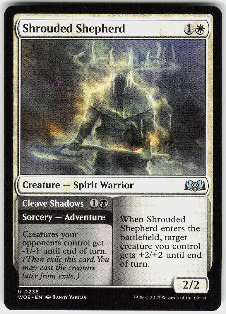 Shrouded Shepherd // Cleave Shadows #236 NM