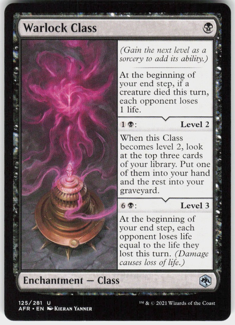 Warlock Class #125 NM