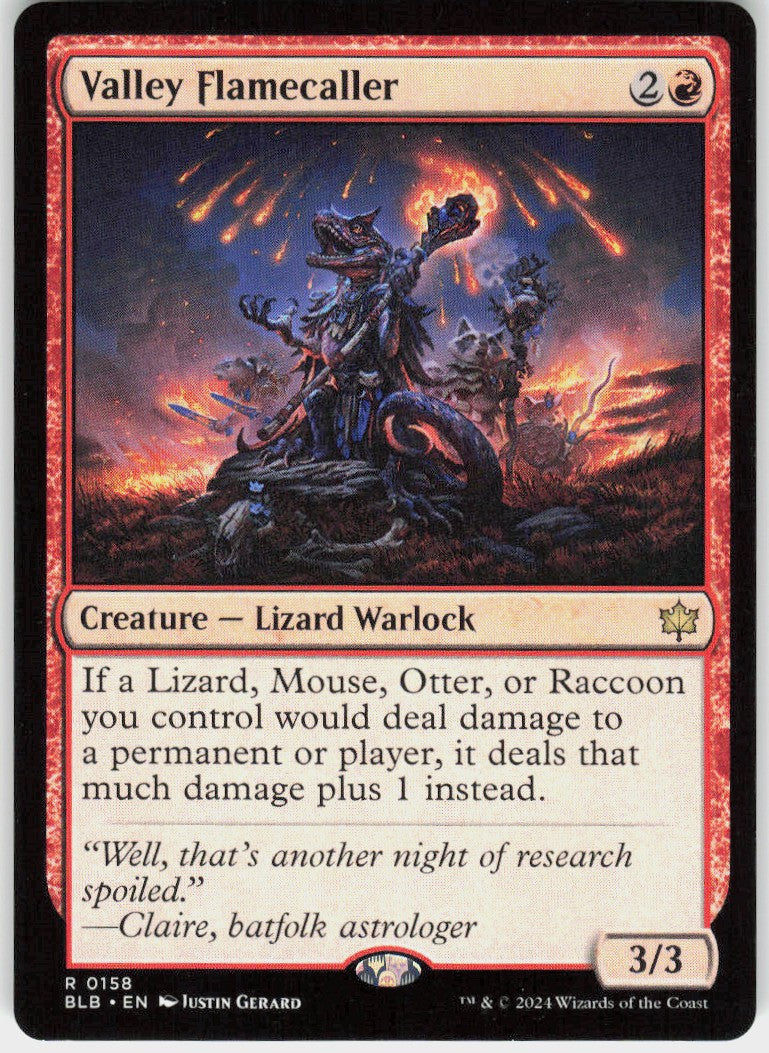 Valley Flamecaller #158 NM