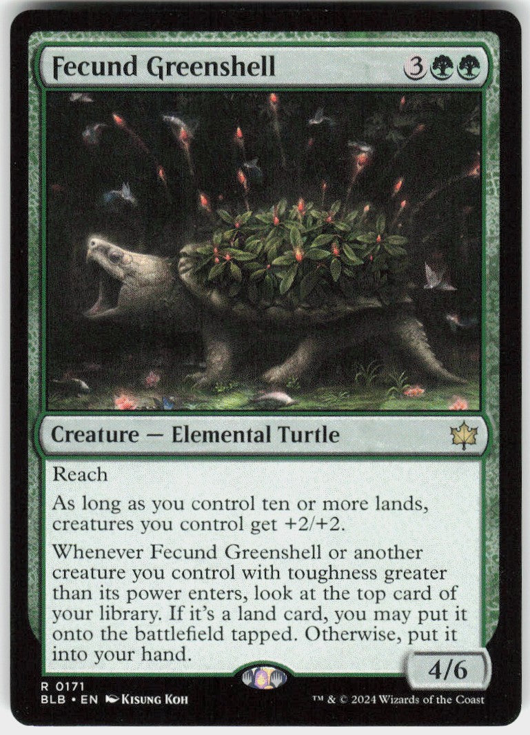 Fecund Greenshell #171 NM