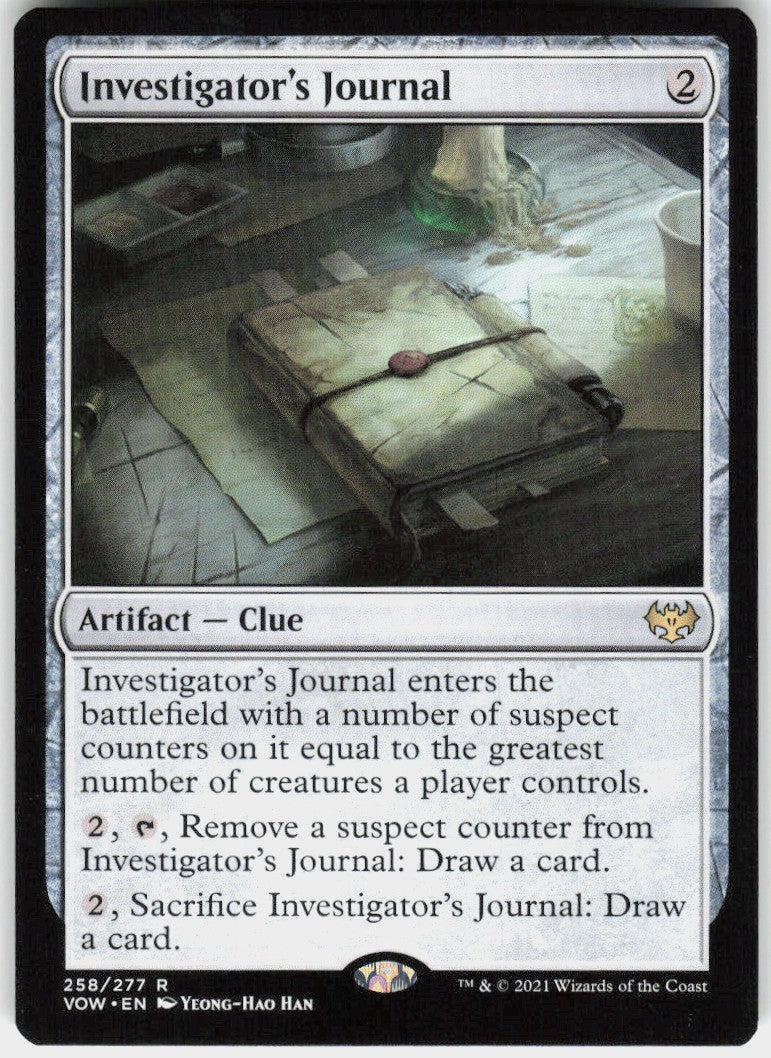 Investigator's Journal #258 NM